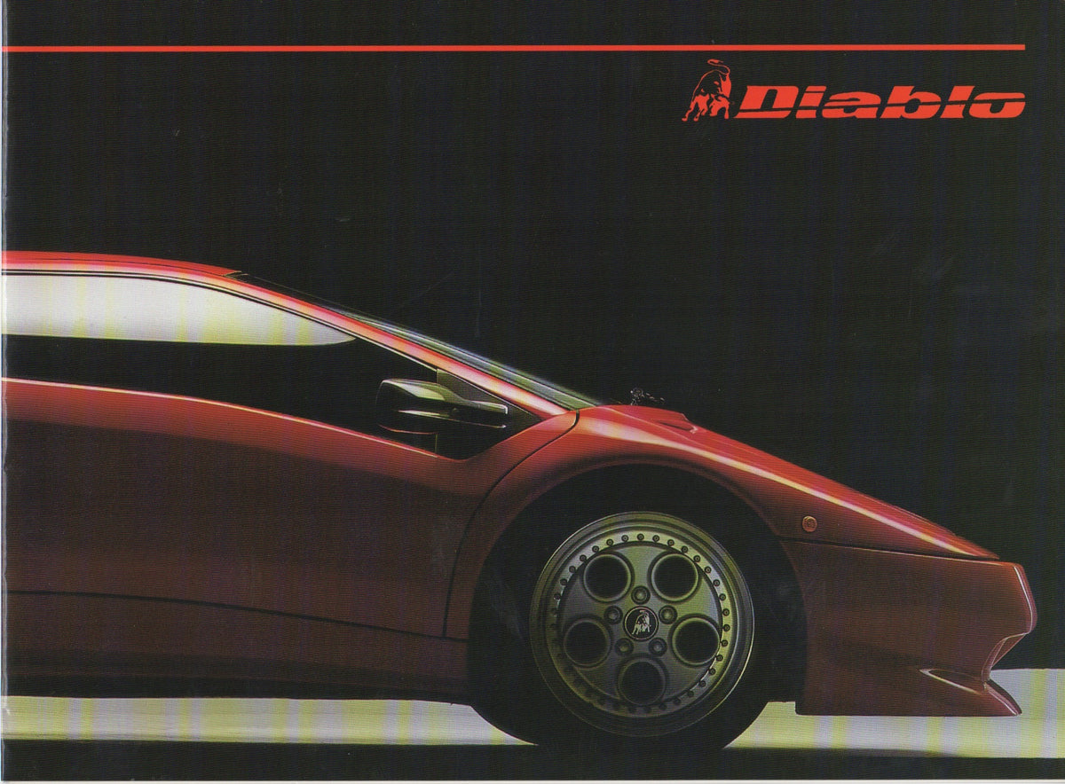 Lamborghini Diablo Brochure (901325791) – Albaco Collectibles