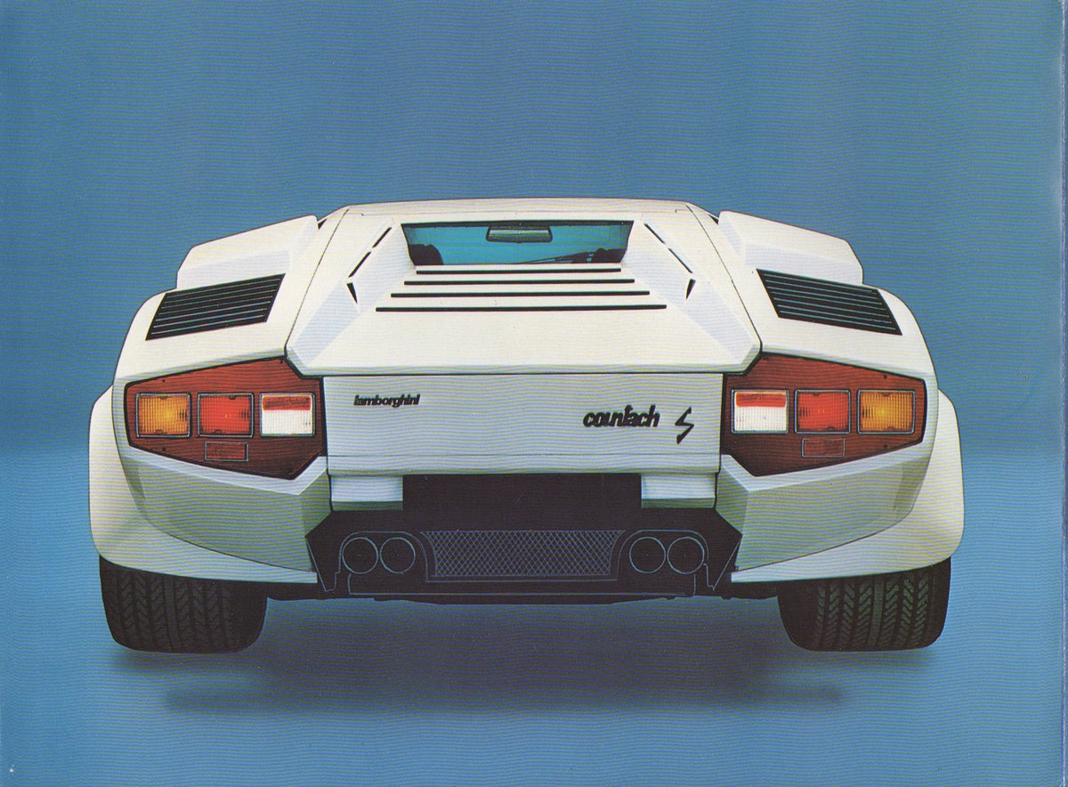 Lamborghini Countach LP500 S Brochure (I-D-E-F) – Albaco Collectibles