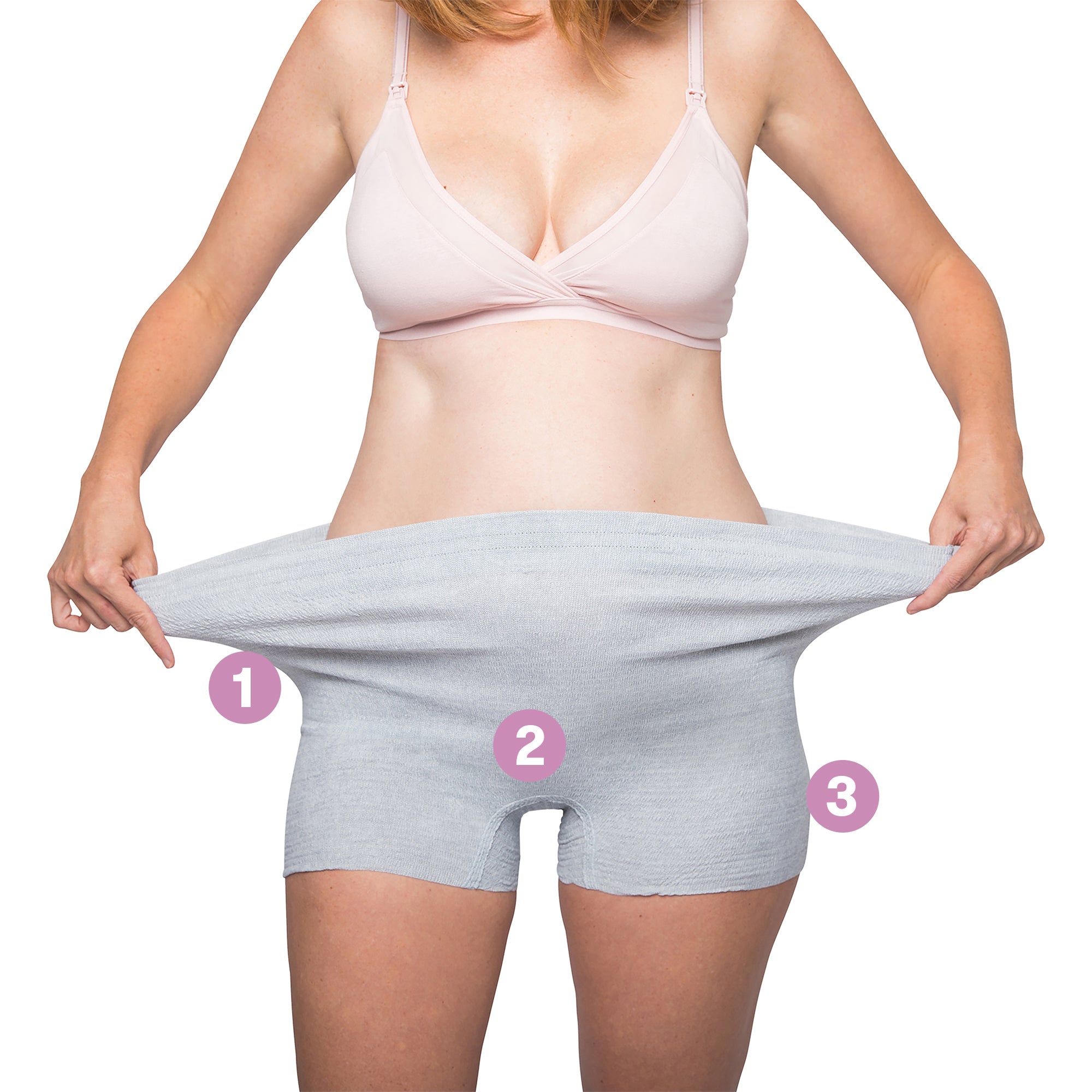 Mesh Underwear Postpartum 4 Count Disposable Postpartum Underwear Hospital  Mesh Panties for Post C-Section, Maternity Briefs - Washable