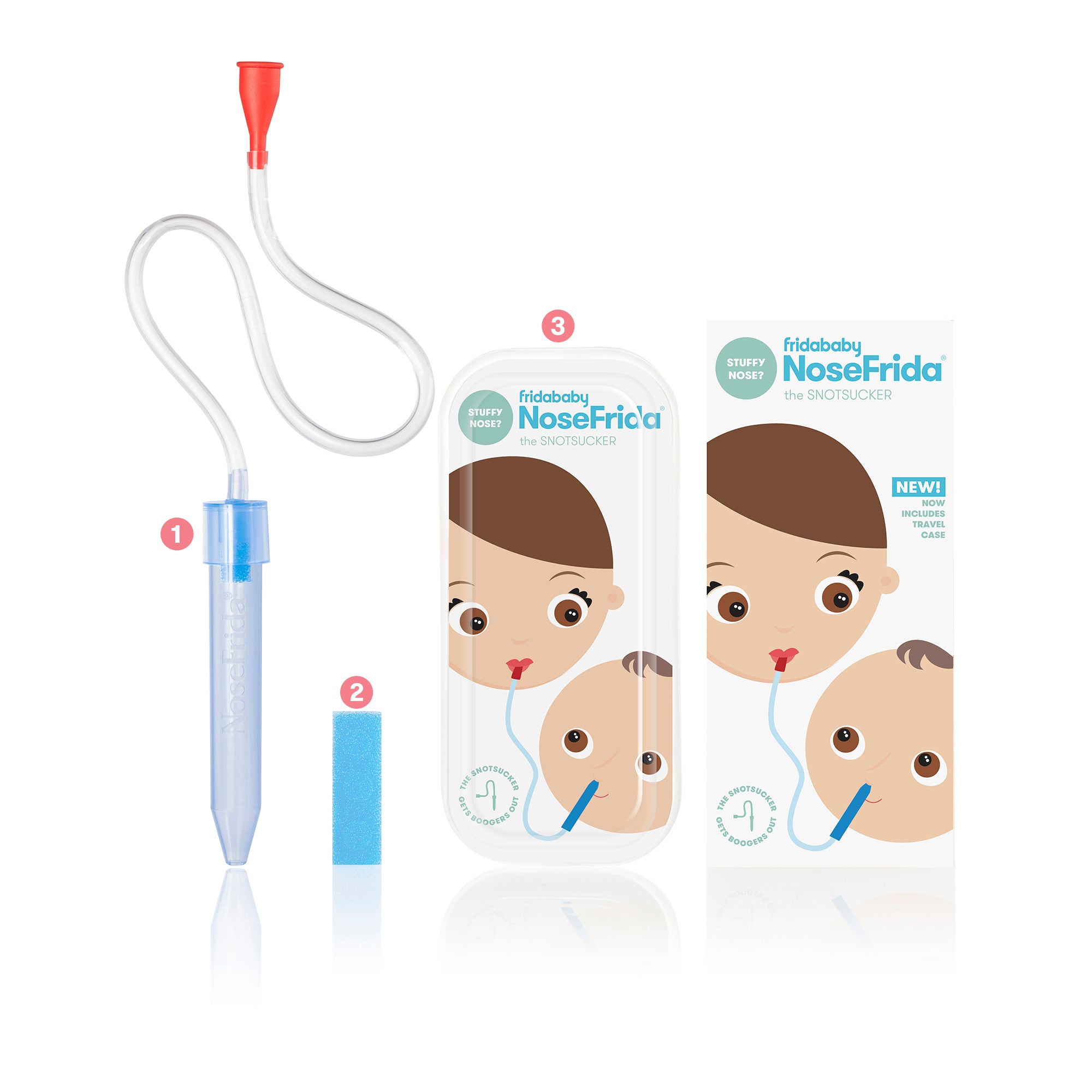 Nosefrida Nasal Aspirator with Travel Case – Tickled Babies