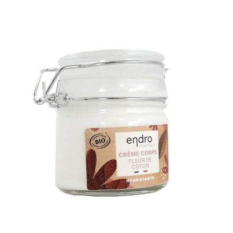 Crème pour le corps solide bio fleur de coton Endro Cosmétiques