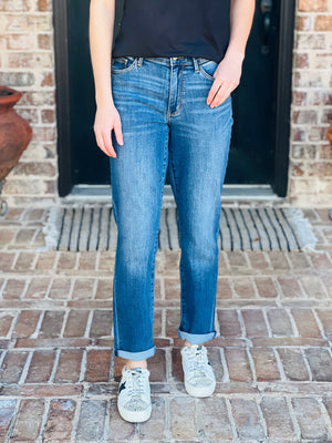 Judy Blue | Amie Mid Rise Boyfriend Jeans - Rivers’ Rustic Designs
