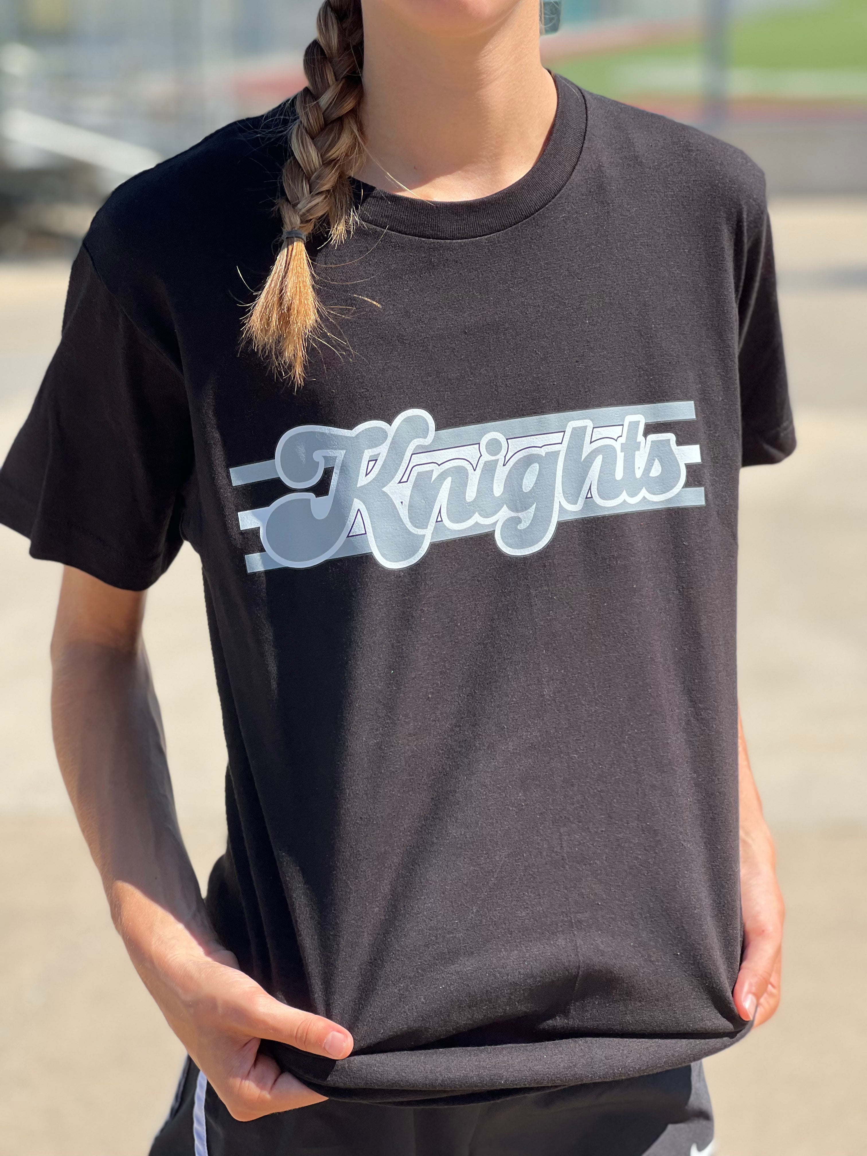 Knights Retro Script Tee