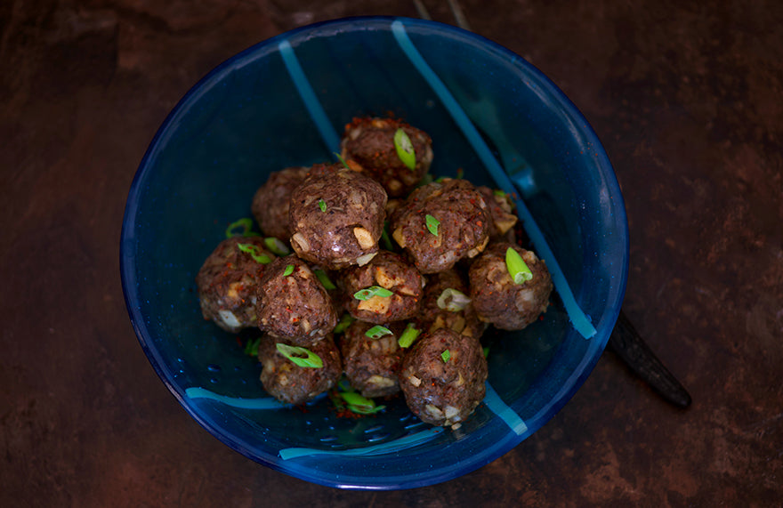 Ground Buffalo & Liver Blend Meatballs