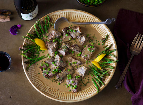 Bison Chuck Roast Braised in Milk