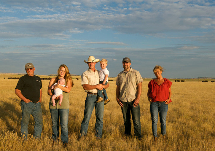 Jones and O'Brien Families on the Cheyenne River Buffalo Ranch