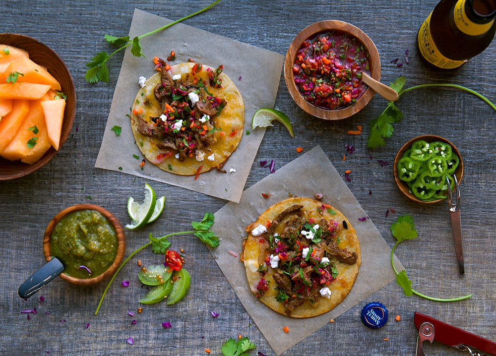 Buffalo Liver Tacos