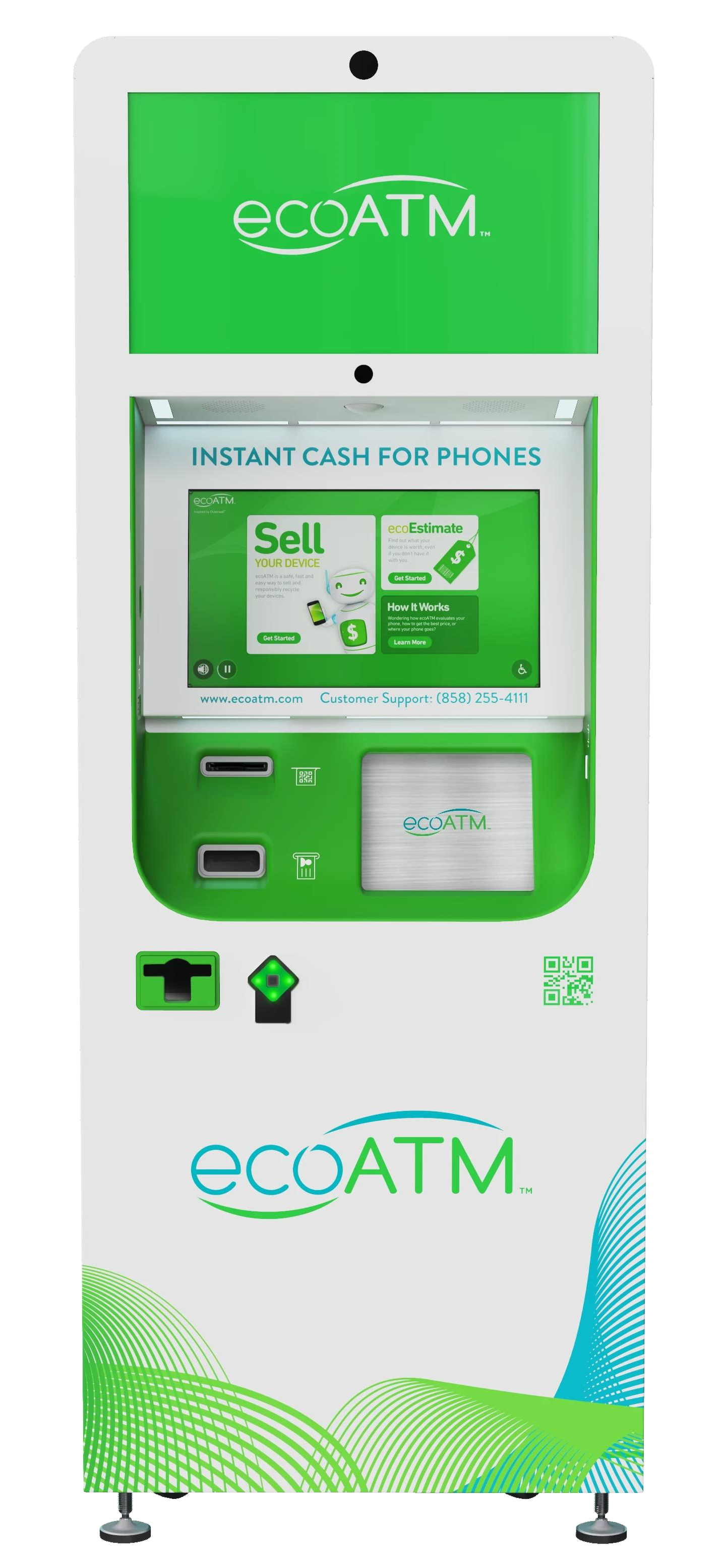 ecoatm instant cash for phones kiosk