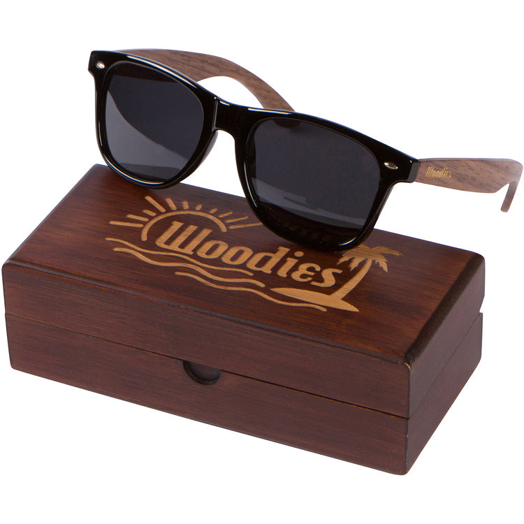 woodies wayfarer walnut wood sunglasses