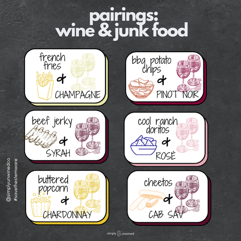 Wine and Junk Food Pairings