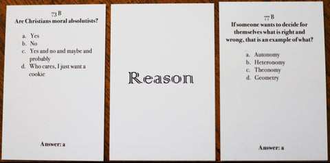 Reason Basic Pack - Christian Card Game - Welcome to Truth