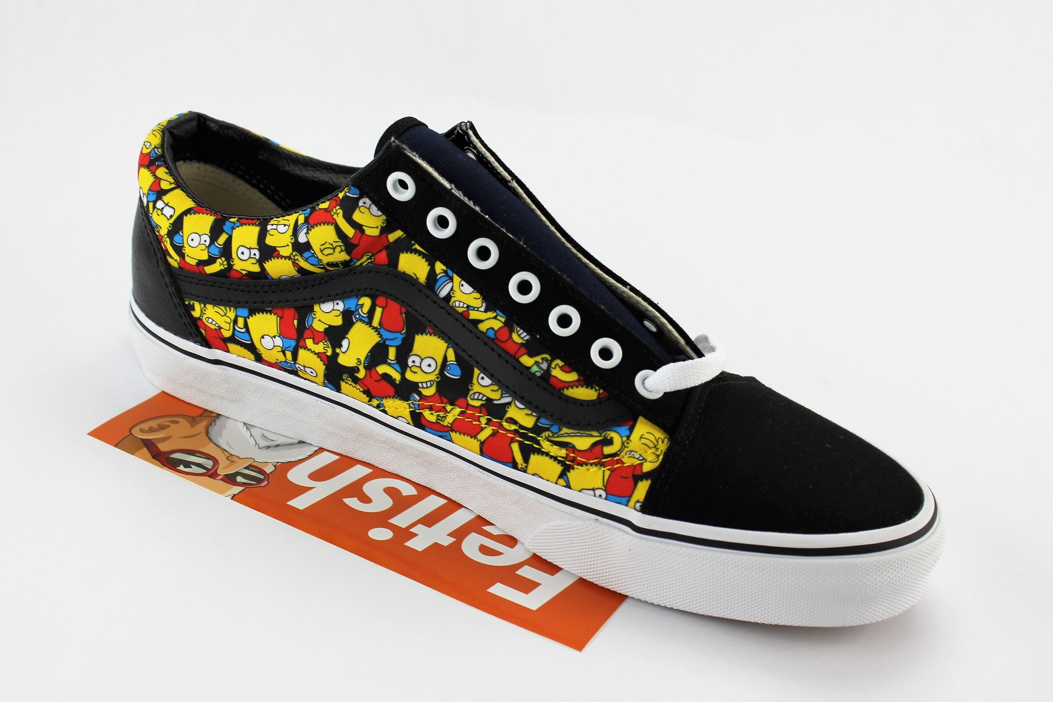 custom simpsons vans