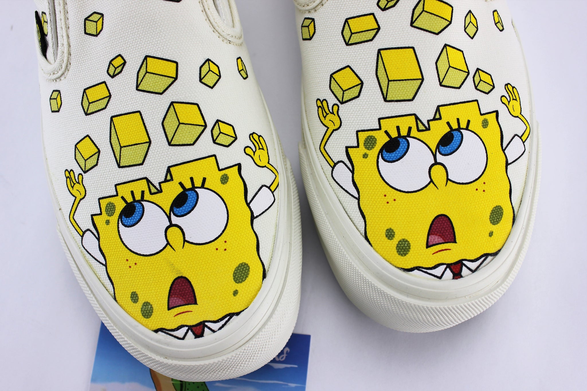 slip on spongebob vans