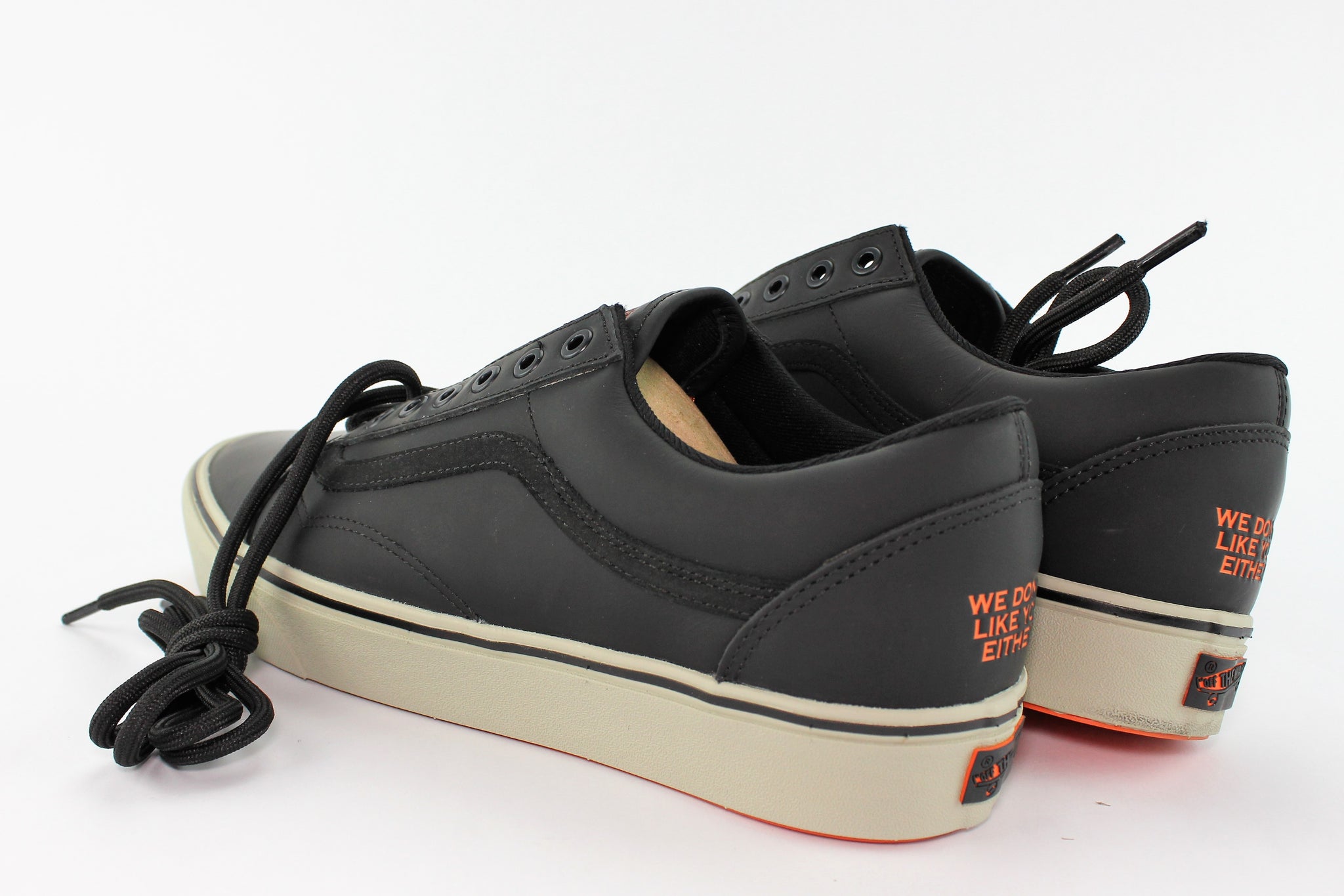 vans black size 12