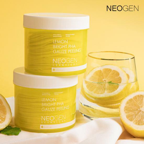 Neogen] *renewal* Dermalogy Lemon Bright PHA Gauze Peeling (30ea) - KOREAN  TREND SHOP