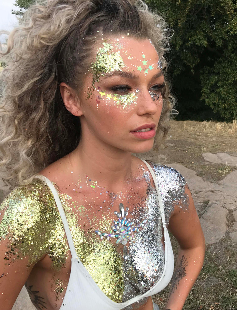body painting performers for festival ✨️ Makeup transformation