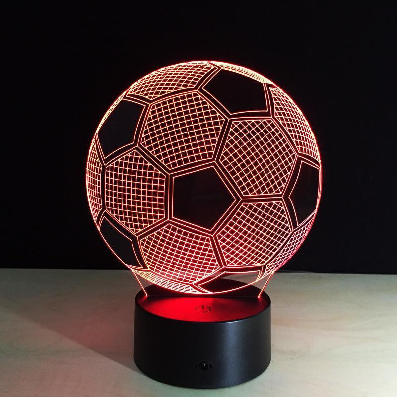 koolstof vice versa Plunderen Soccer Ball - 3D Optical Lamp Night Light – Carve Craftworks, LLC
