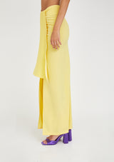 חצאית חליפת קמילה | צהוב