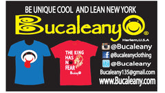 bucalean front business card
