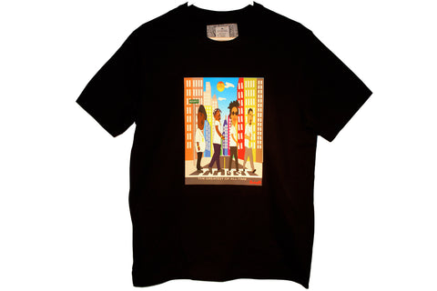 The Goat tshirt with Biggie , Tupac , Jayz  and Nas walking the streets of New York