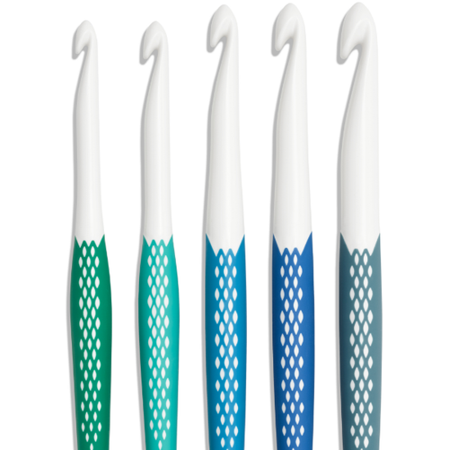  Pryym Prym Pop, 5-10mm Crochet Hook Set, Multicolor 5 Count