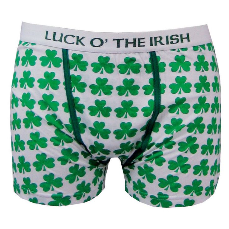 Boxer Shorts Shamrock - The Irish Shop