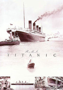 Titanic poster custom framed. - The Irish Shop