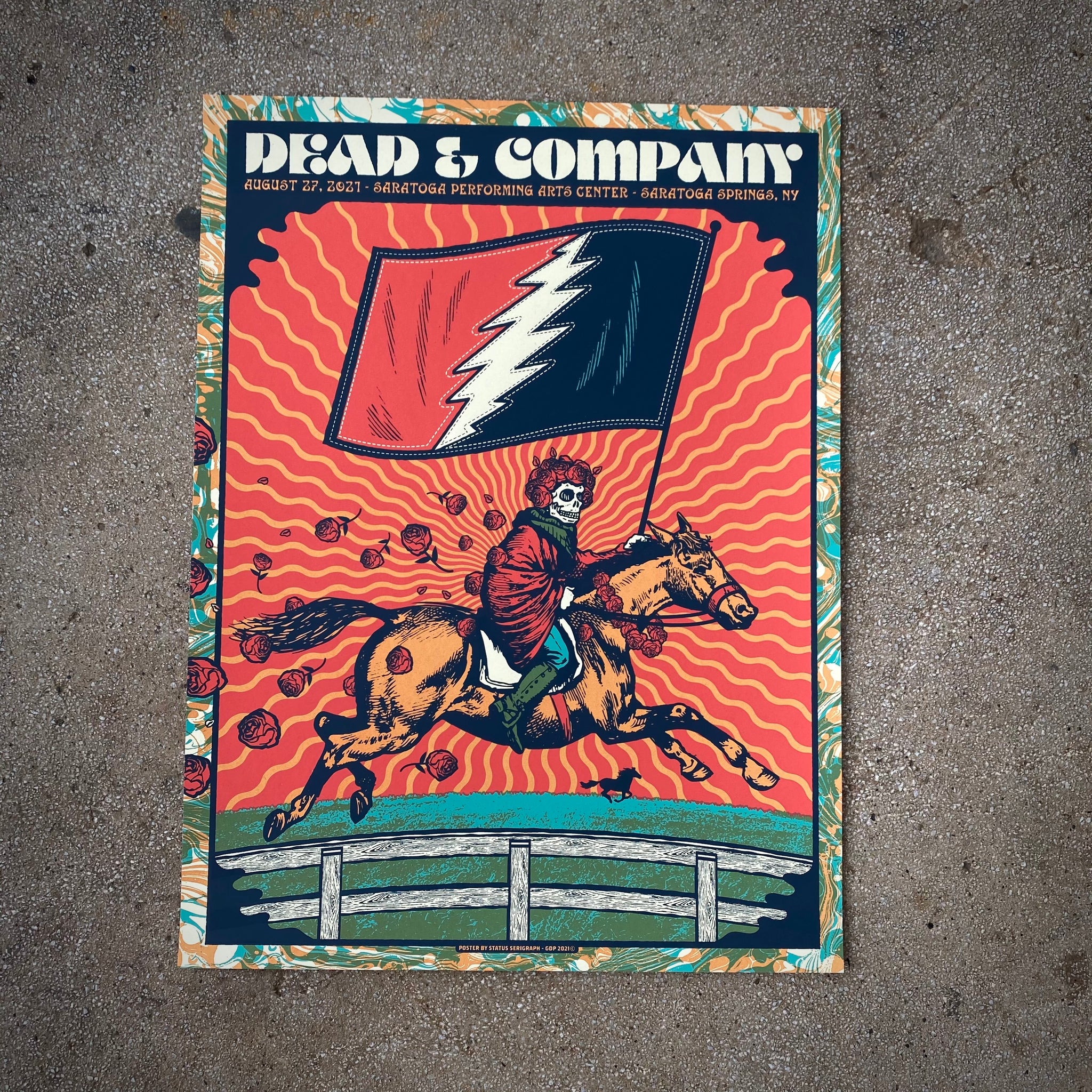 Dead and Co SPAC 2021 Status Serigraph