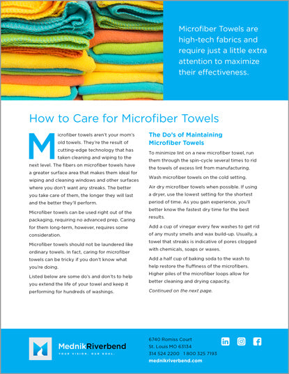 How top Care for Microfiber Towels