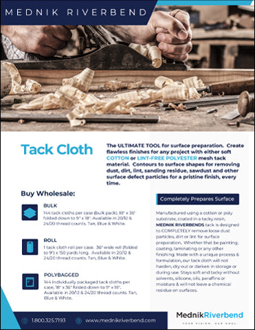 Tack Cloth Sales and Marketing Brochure