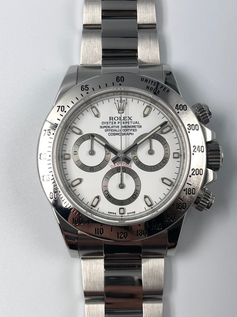 Rolex Cosmograph Daytona Steel 2016 - White Dial 116520 [Preowned]