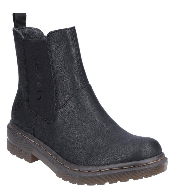Rieker - 78292 Black Ankle Boots