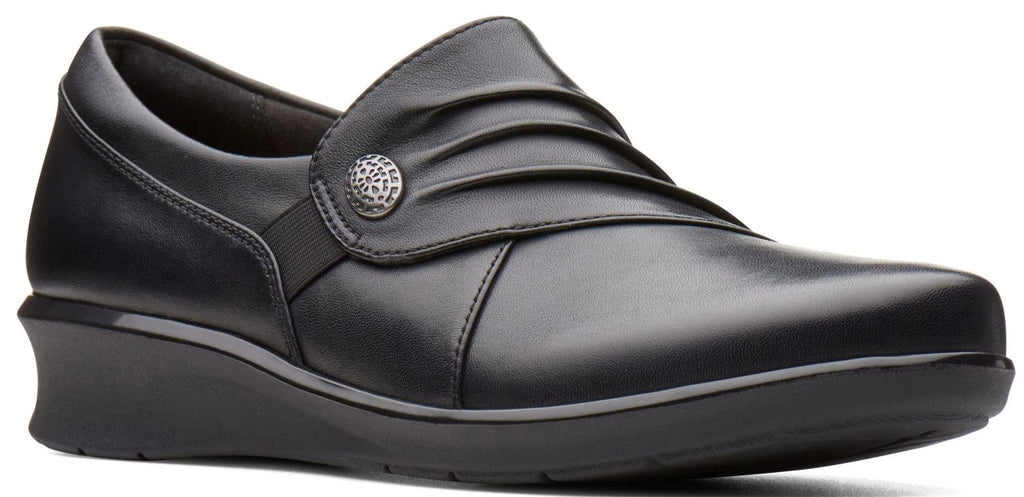 clarks black shoes sale