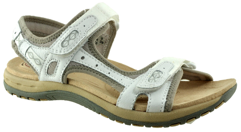 earth spirit white sandals