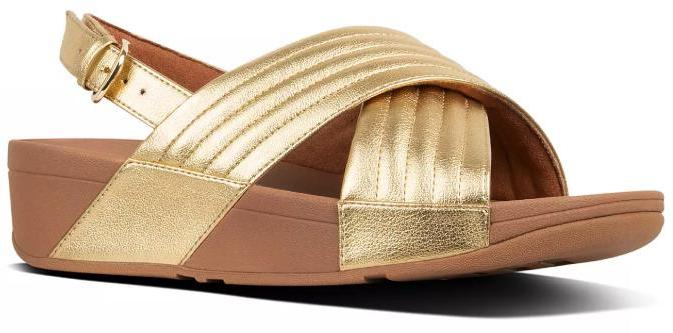 fitflop gold sandals