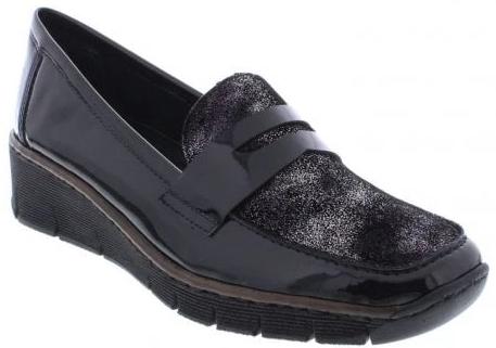 rieker black shoes