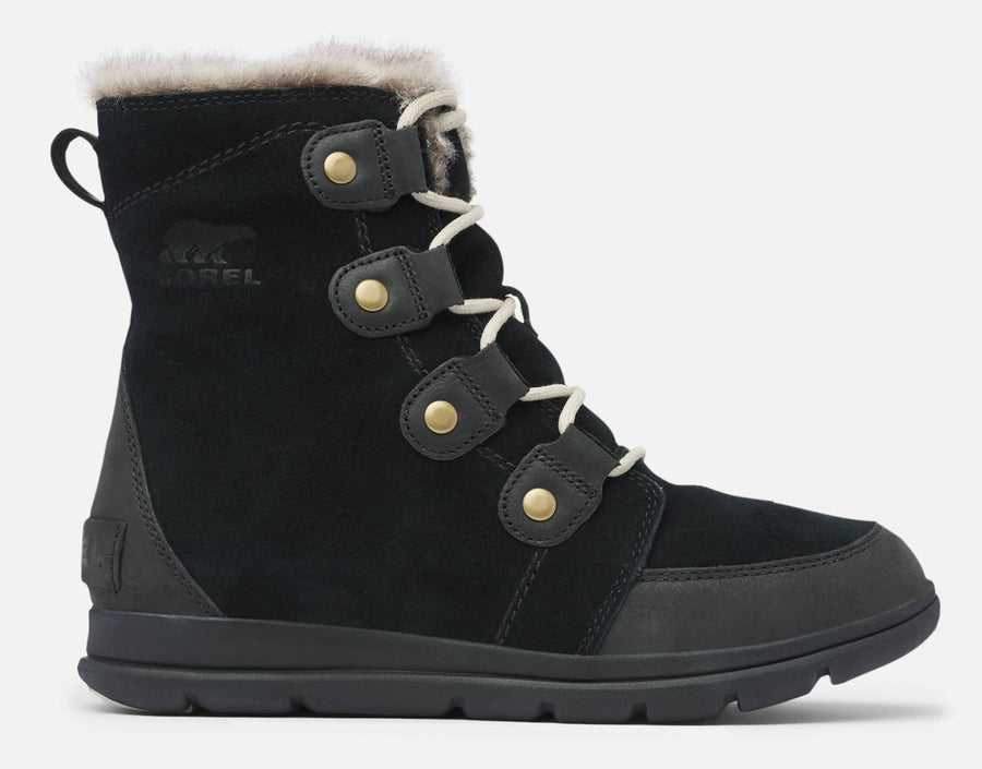 sorel black ankle boots