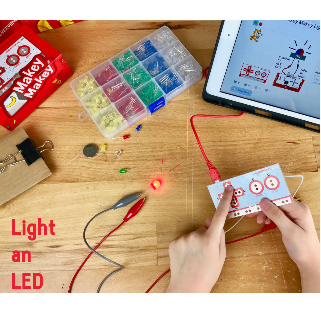 Lighting an LED With Makey – Joylabz Official Makey Makey