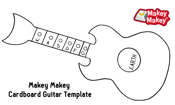 Cardboard Guitar with Scratch or Makey Makey Sampler – Joylabz