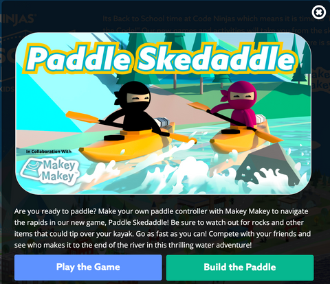 Paddle Skedaddle from Code Ninja