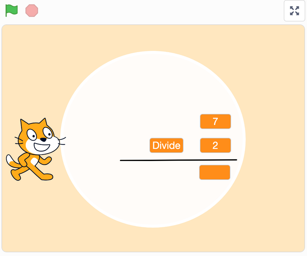 Talking calculator project in Scratch