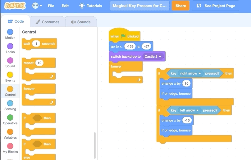 Lesson Five: Code Your Key Presses in Scratch – Joylabz Official