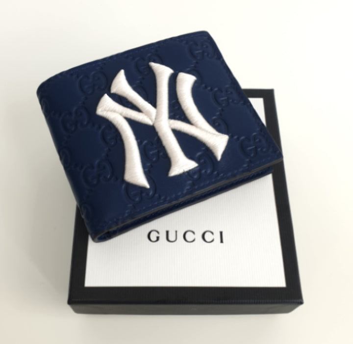 gucci yankees wallet