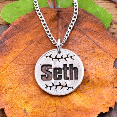 Buy Hand Stamped Personalized Softball Necklace, Softball Gifts, Senior  Night Gifts, Travel Team Necklace Online in India - Etsy
