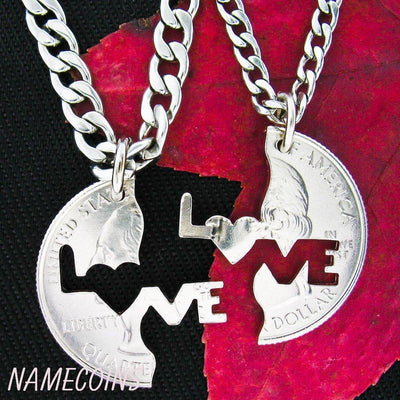 Lock and Key Necklace / Couple's Necklace – The Lonely Heart Co