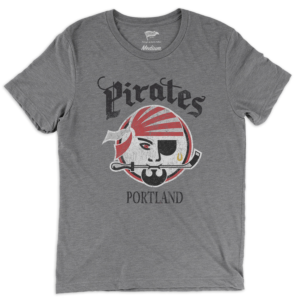 1993 Portland Pirates Logo Tee