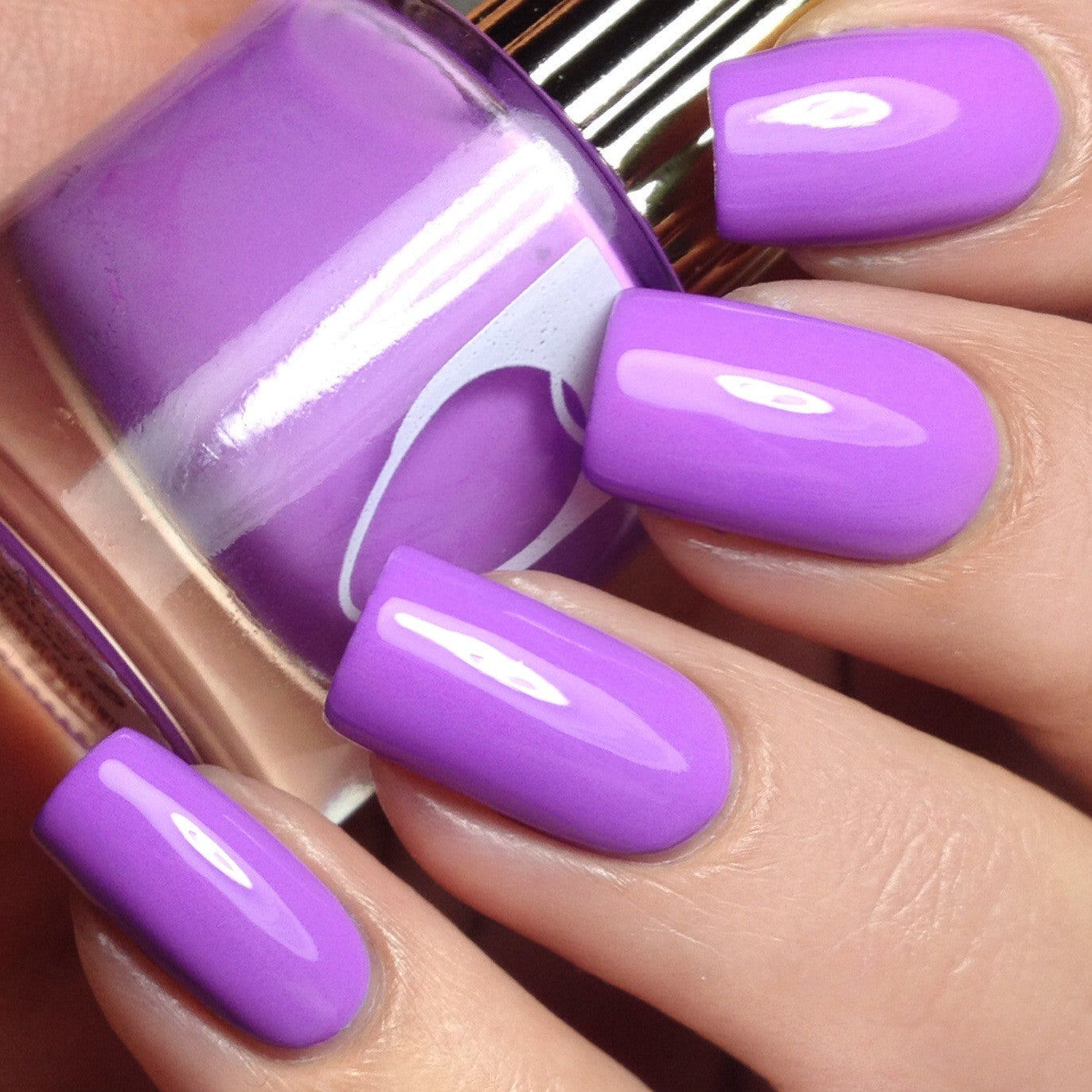 purple nail polish