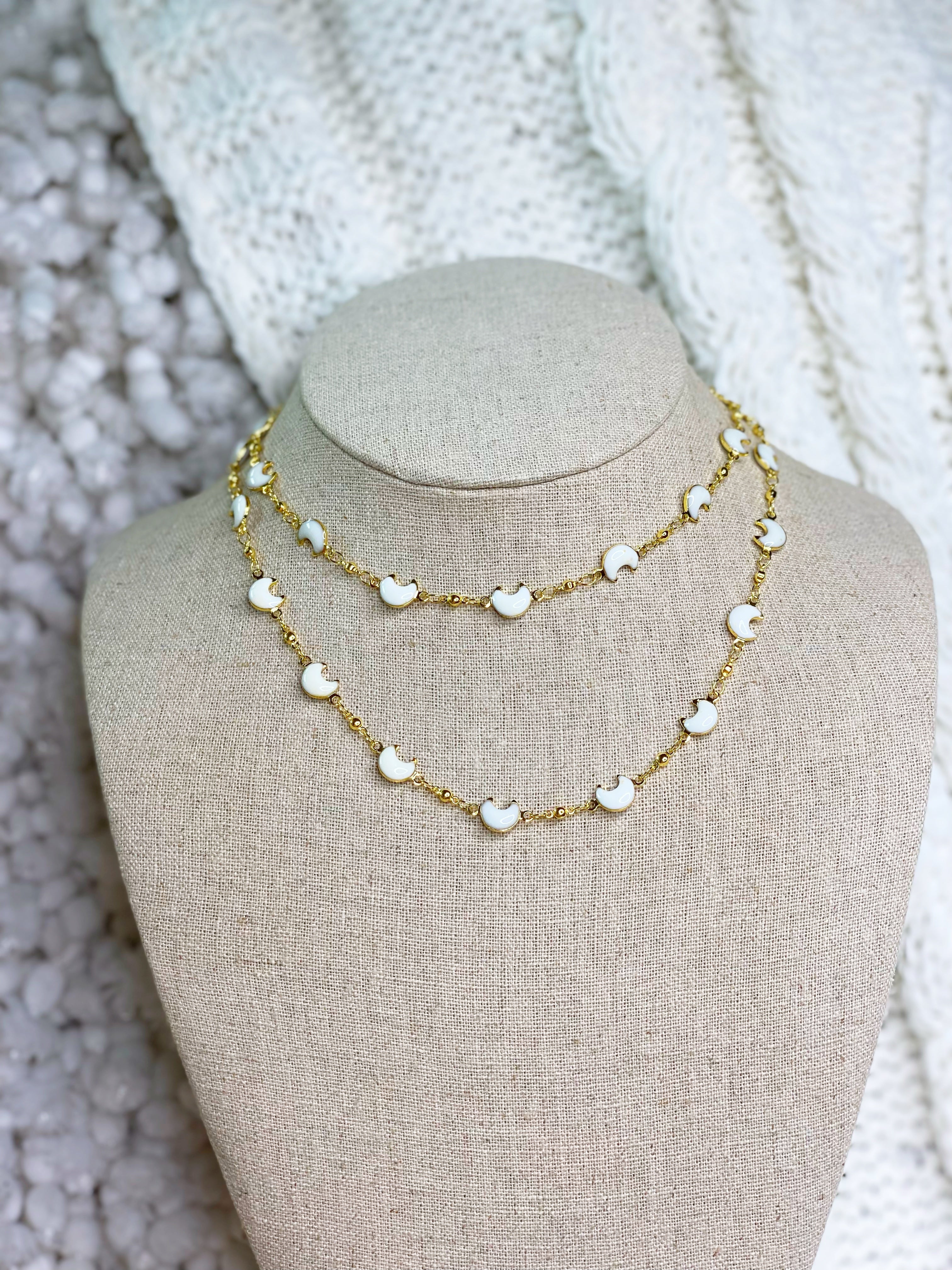 Moon Pearl Necklace