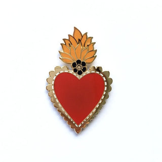 Besom Boutique Knife Through The Heart Enamel Pin