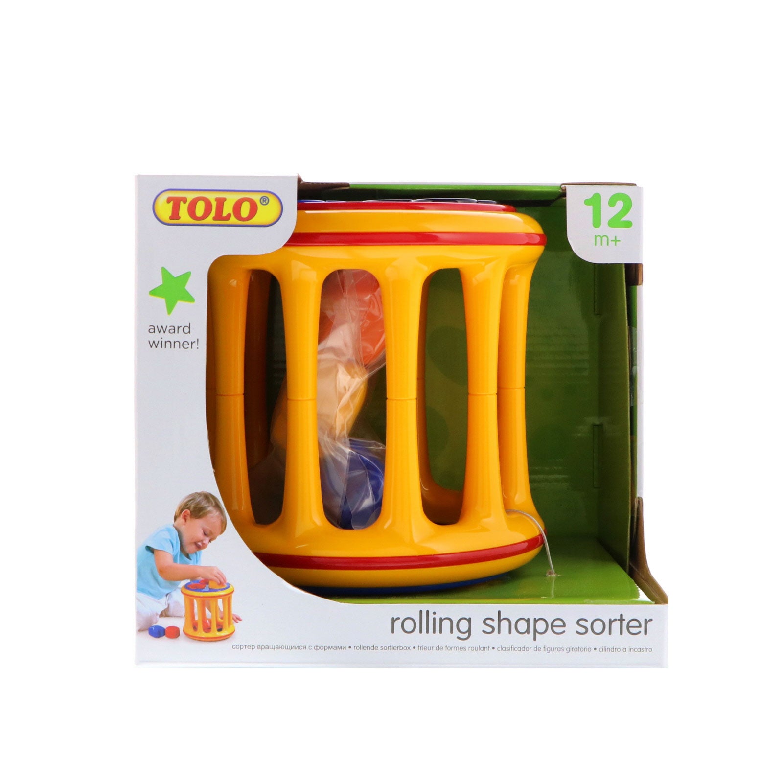 tolo rolling shape sorter